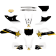(image for) D'Cor Visuals Complete Graphics Kit - Rockstar Husqvarna, black background