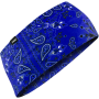 (image for) SportFlex Headband - Navy paisley