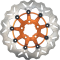 (image for) Full-floating Front Rotor, Orange Carrier