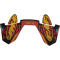 (image for) FMF Factory 4.1 Hex Powercore 2-Part Wrap Logo Decal