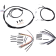 (image for) Burly Brand Black Handlebar Cable/Line Install Kit, For 12" Ape hanger bar