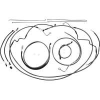 (image for) Karbonfibr Designer DOT Handlebar Installation Kit, 12"-14" Apes