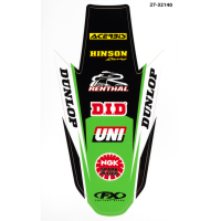 (image for) Factory Effex Rear Fender Kit - Kawasaki KX250 25, KX450 24-25