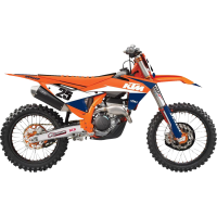 (image for) Factory Effex EVO 21 Graphics Kit - KTM 125-450 SX/SX-F (except 250 SX 16) 16-18, 150-300 XC 17, 250-450 SX-F Factory Edition 15.5, 250-450 XC-F 16-18, EXC 17-19