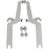 (image for) Polished Sportshields Trigger-Lock Mount Kit