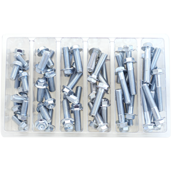 (image for) M8 10 mm Hex Flange Bolt Assortment