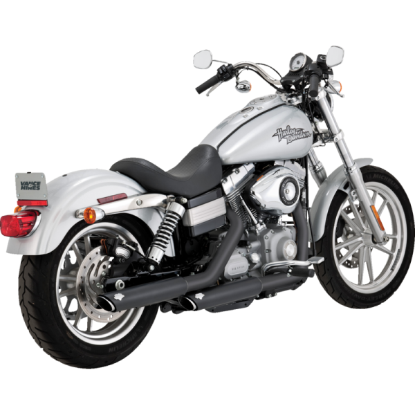 (image for) Vance & Hines PCX Twin Slash Slip-On Muffler Black