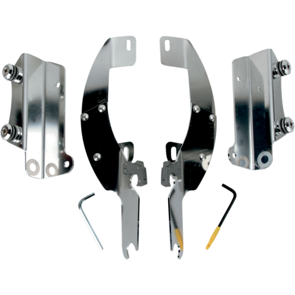 (image for) Trigger-Lock Mount Kit Polished for Kawasaki VN1500 Vulcan Nomad Fi 01-04