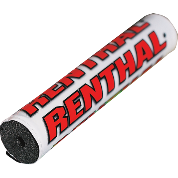 (image for) Renthal SX Crossbar Pad 10" - White/red