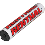 (image for) Renthal SX Crossbar Pad 10" - White/red