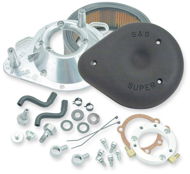 (image for) S&S CYCLE Gloss Black Air Cleaner Assembly