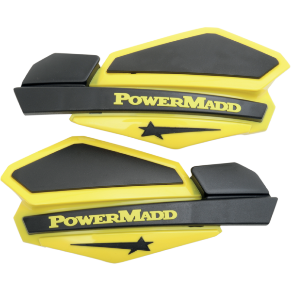 (image for) POWERMADD/COBRA Star Series Handguards - Light yellow/black