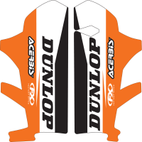 (image for) Factory Effex Sponsor Logo Lower Fork Guard Graphics - KTM EXC/SX/XC 08-14