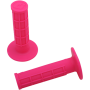 (image for) ODI Ruffian MX Single-Ply Grips - Half-Waffle - Pink