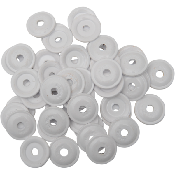 (image for) WOODYS Round Digger Support Plate, White (48 Pk.)