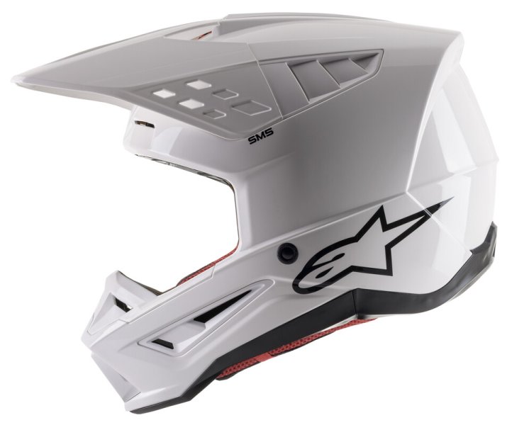 (image for) Alpinestars SM-5 Helmet, White Glossy, Size L
