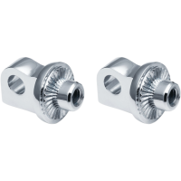 (image for) Adjustable Stop Splined Peg Adapter, Chrome