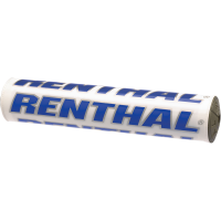 (image for) Renthal SX Crossbar Pad 10" - White/blue