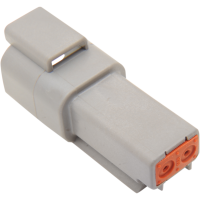 (image for) Gray 2-Pin Receptacle