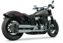 (image for) 3.5" Slip-On Mufflers, Chrome with Black End Caps