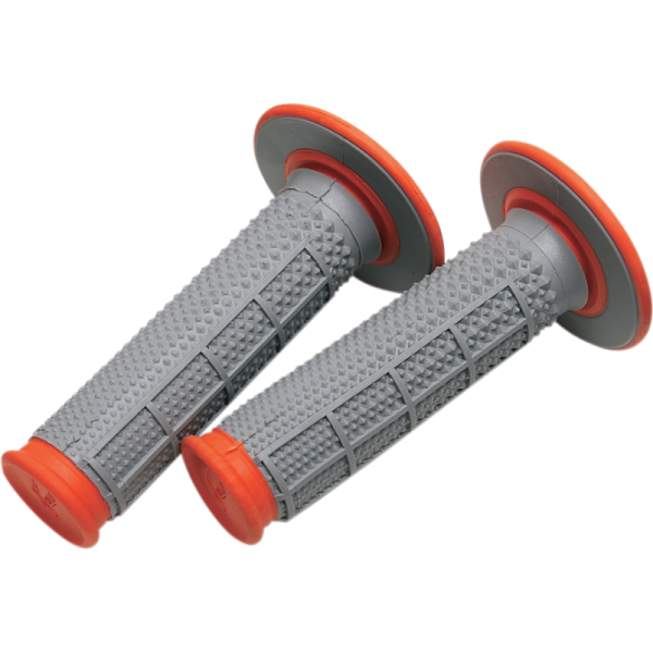 (image for) Renthal Tapered Dual-Compound Grips - Orange