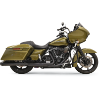 (image for) 4" Slip-On Megaphone Muffler Black