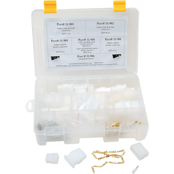 RICK'S MOTORSPORT ELECTRIC Wire connectors/terminals kit