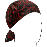 (image for) Flydanna Headwrap - Red & black roses