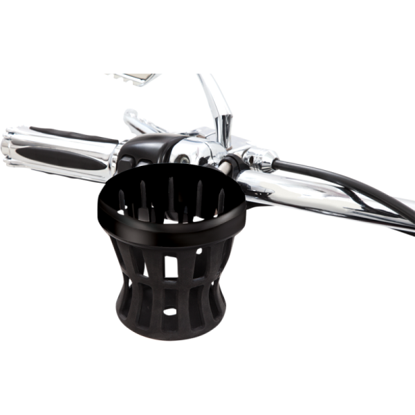 (image for) Drink Holder with 1 1/4" Handlebar Mount, Black
