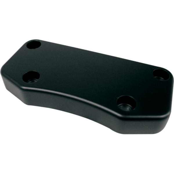 (image for) Wild 1 Billet Top Handlebar Clamp Blackout Smooth