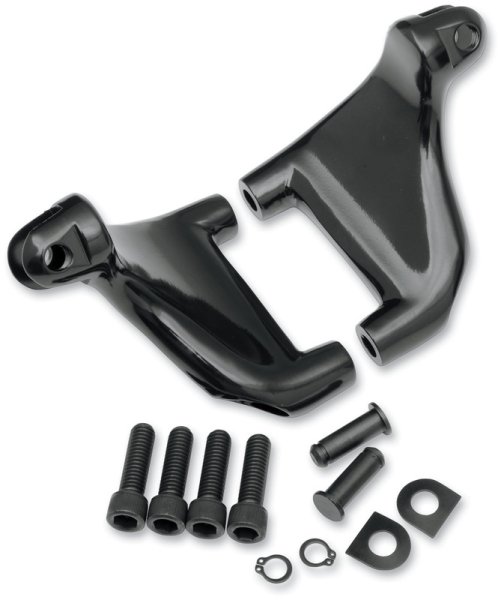 (image for) Drag Specialties Passenger Footpeg Mount Kit (Black)
