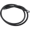 (image for) Black Vinyl-Coated Stainless Steel Brake Line 38"