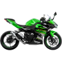 (image for) LV-10 Stainless steel Slip-On for KAWASAKI Ninja 400 18-23/Z400 19-23