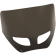 (image for) Vented Windshield, 11" Dark Black Smoke