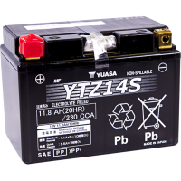 (image for) Yuasa YTZ Factory-Activated AGM Battery YTZ14S