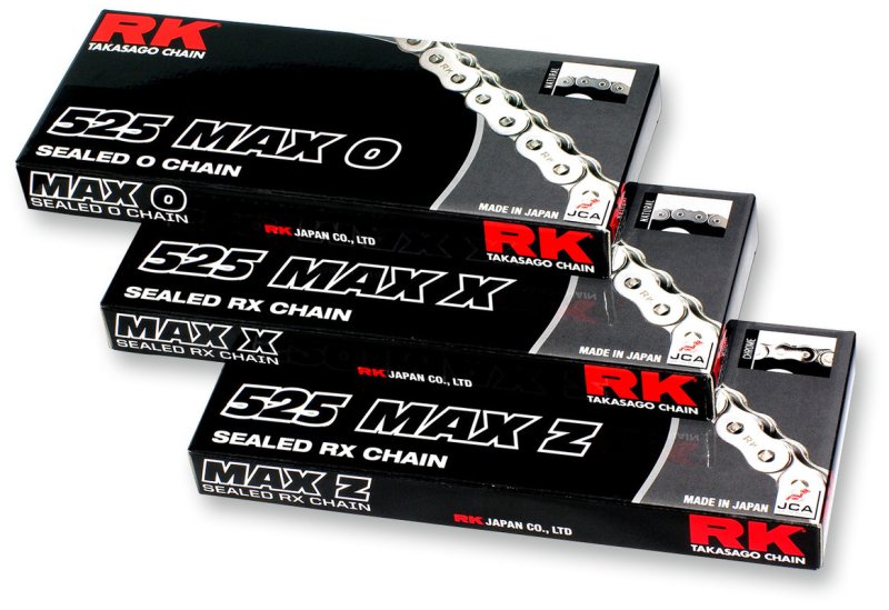 (image for) RK 525 MAX Z Chain, Black/Chrome, 130 Links