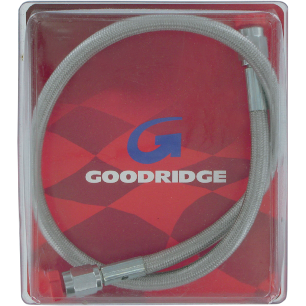 (image for) Goodridge Universal Brake Line, 19", Chrome