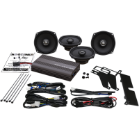 (image for) Hogtunes 200-Watt Amp/5.25” Front and Rear Speaker Kit