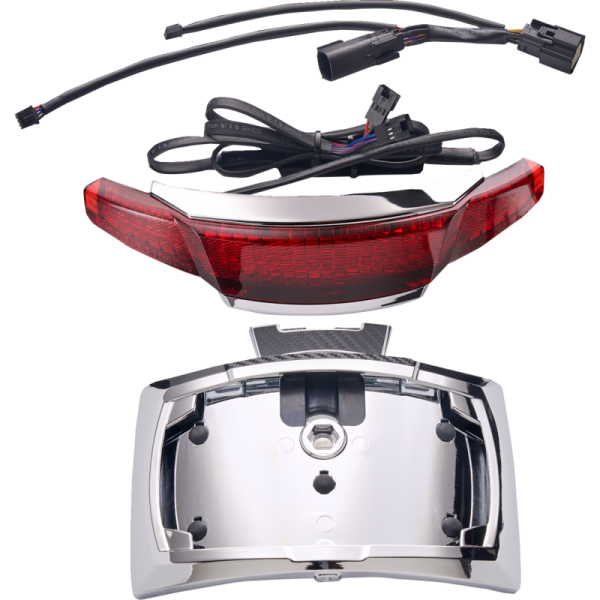 (image for) CIRO LLC Lightstrike Taillight Chrome/Red (Amber/Red)
