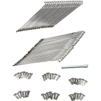 (image for) Chrome 40-Spoke Set 21" x 9-1/2"