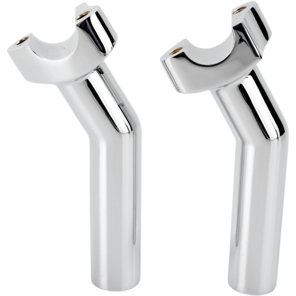 (image for) Drag Specialties Forged Aluminum Pullback Risers Chrome 5.5"