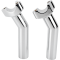 (image for) Forged Aluminum Pullback Risers Chrome 5.5"