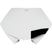 (image for) Front Number Plate - White