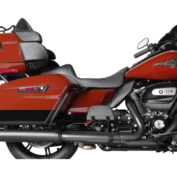 (image for) DRAG SPECIALTIES SEATS Drag Specialties Extended Reach Predator III 2-Up Seat, Double Diamond Black Thread