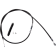 (image for) Drag Specialties Black Vinyl High Efficiency Clutch Cable - 0652-1412