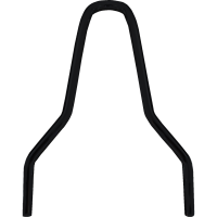 (image for) Round Tapered Sissy Bar (Black)