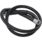 (image for) Black Vinyl-Coated Stainless Steel Brake Line 23"