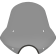 (image for) Speed Demon Sportshield - 17" Tall, Black Smoke, 7" Cutout