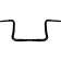 (image for) EZ Install 1 1/4" Round Top Handlebar Gloss Black 12" Rise