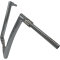 (image for) EZ Install Flat Top Handlebar - Chrome, 14” Rise
